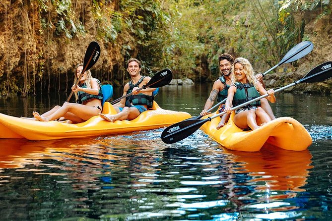 4-in-1 Cenote Tour Guided Experience with Breakfast, Lunch & Wine - Iik’ (Wind) Cenote: Zipline Thrills and a 7-Meter Cliff Jump