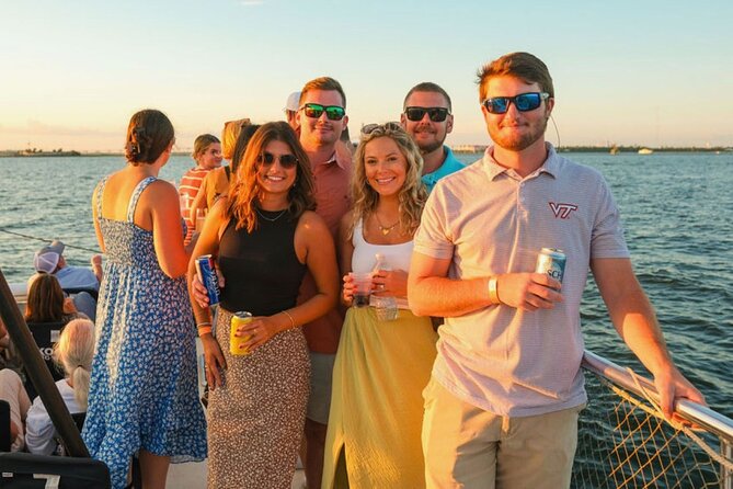 Aloha Wednesday Sunset Sail - Drinks Included - Lux Catamaran - The route: skyline views, then out toward Fort Sumter