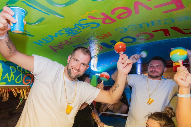 Aruba Happy Hour Party Bus Pub Crawl - Stop 1 at Kukoo Kunuku: your first taste of Aruba nightlife