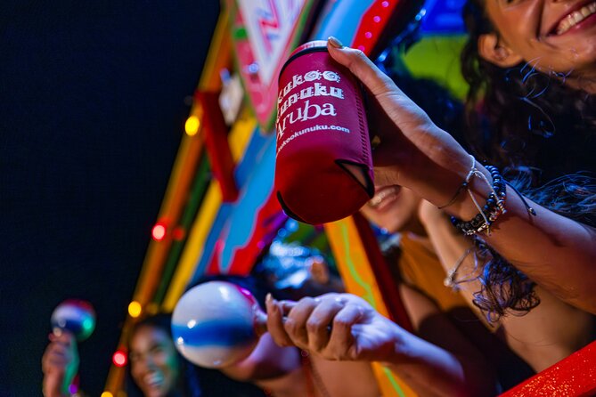 Aruba Happy Hour Party Bus Pub Crawl - The flow of the night: music on the bus, then local bars