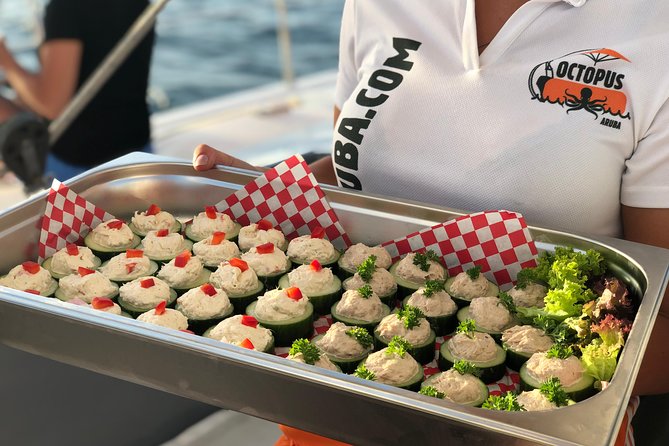 Aruba Happy Hour Sunset Sail with Savory Bites and Cocktails - Savory bites served during the cruise (and why that matters more than you think)