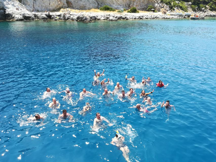 Boat Trip to Anthony Quinn's Bay (Food & Drinks Included) - Kallithea Springs at 14:50: the last swim stop with onboard meal energy