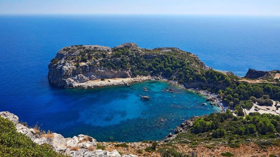 Boat Trip to Anthony Quinn's Bay (Food & Drinks Included) - The Greek buffet and drinks: what’s included, and what to watch