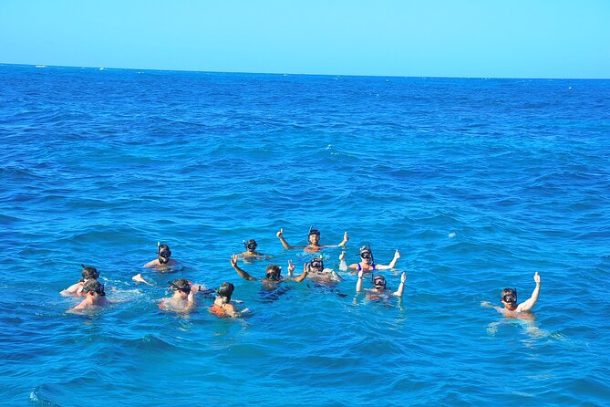 Boots and Booze in Punta Cana, A COUNTRY Party Boat Cruise - Stop 2: A short snorkel session at the Dominican coastline spot