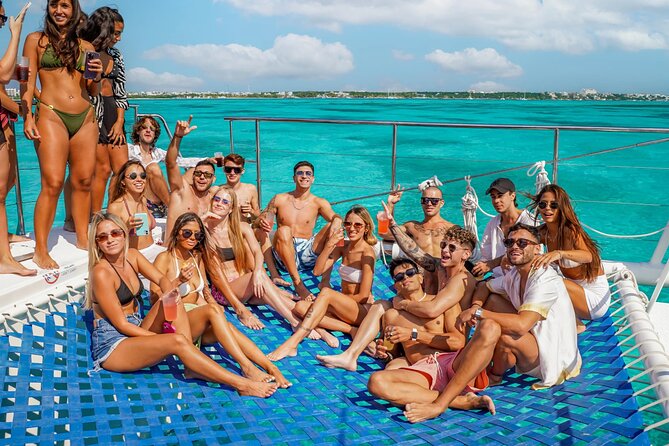 Catamaran Booze Party With Open Bar in Cancun - Stop 2: Playa Norte for the main event (about 3 hours)