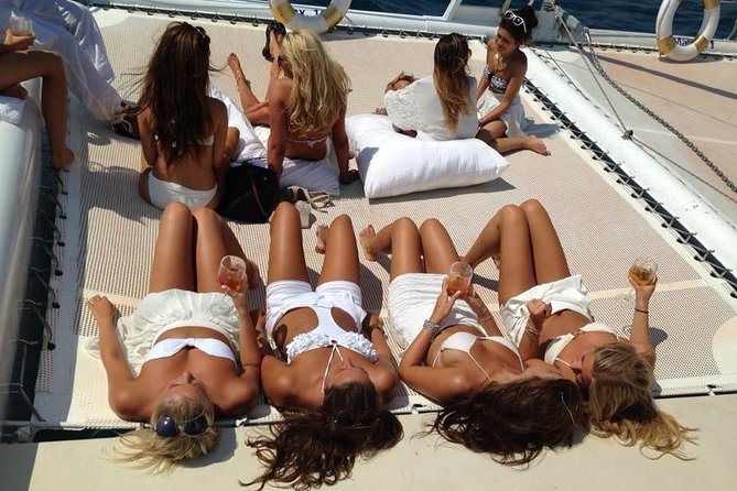 Catamaran trip with other groups along the Costa Brava. Saturday. - Sailing Along the Coast: Views Plus a Party-Friendly Atmosphere