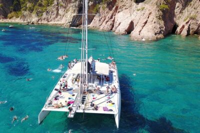 Catamaran trip with other groups along the Costa Brava. Saturday. - Getting Started at Passeig d’Agustí Font (Lloret de Mar)