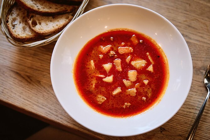 Central Budapest Food Walking Tour with Drinks Included - Andrássy Avenue: classic dishes in a more upscale Budapest setting