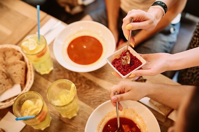 Central Budapest Food Walking Tour with Drinks Included - What’s actually on your plate: soup, paprikash or stew, and Hungarian desserts