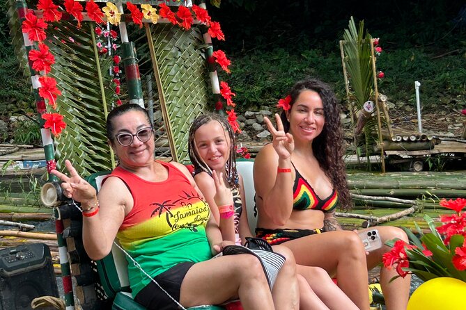 Customized Happy Hour Bamboo Rafting+Limestone Massage + Shopping - Getting There in Comfort: Pickup, A/C, and WiFi