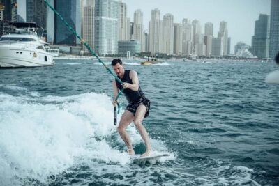 Dubai wakesurfing & wakeboarding: Snacks & drinks included! - The boats: Nautique S21 and G23 (and why you should care)