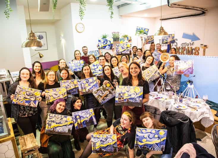 Dublin: Drinking and Painting Party with Art Instructor - Key highlights at a glance