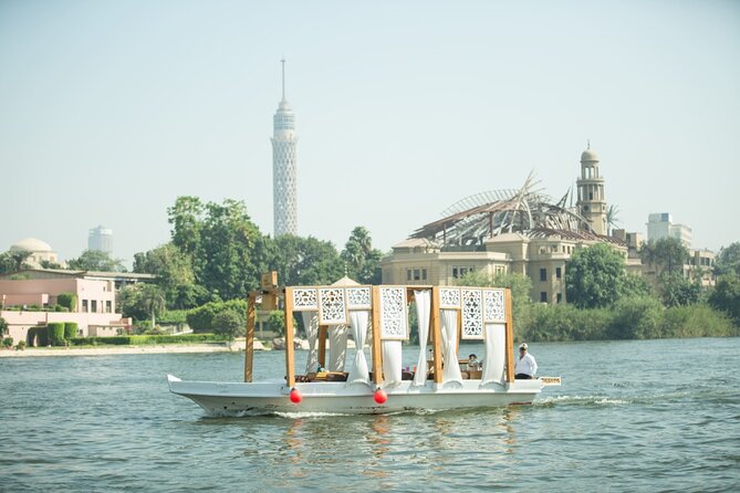 Elite Boats Tour in Cairo & Giza with Drinks Included - Cairo Tower from the Nile: A Landmark That Feels Stranger (and Better) by Boat