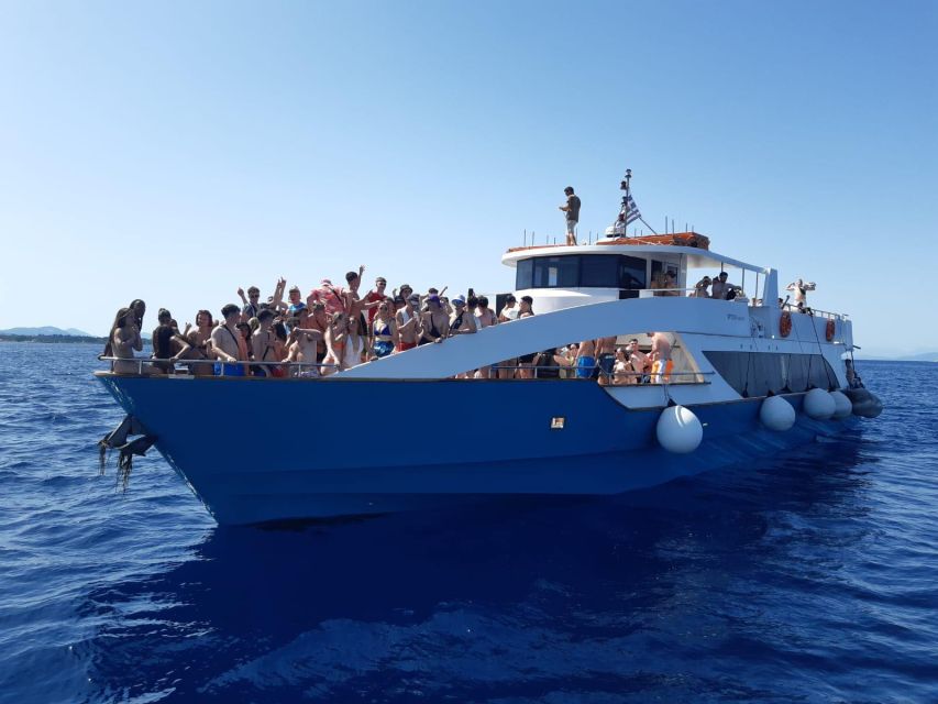 From Lefkimmi: Corfu, Kavos Party Booze Cruise - Price and what you actually get for $47