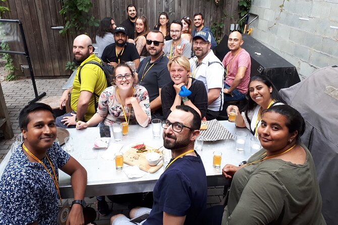 Guided Happy Hour Brew Tour in Montreal with Dinner - Stop 2: Microbrasserie 4 Origines and the tasting rhythm