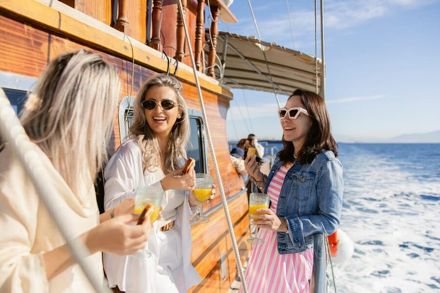 Half-Day Athens Cruise: Swim Stop,Lunch, and Drinks Included - Morning welcome: coffee, juice, pastries, and chill music