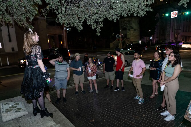 Haunted San Antonio Booze and Boos Ghost Walking Tour - Stop 3: Haunt bar and ghost-themed drink names