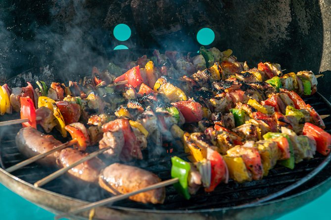 Laguna Grill - Private Boat with on-board BBQ and Drinks Included - On-board BBQ with drinks: surf & turf skewers, guacamole, and 6 beers