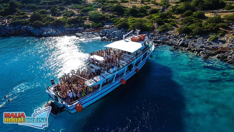 Malia: Booze Cruise Boat Party with Live Dj - 16:00 to 20:00: what you actually do during the 4 hours