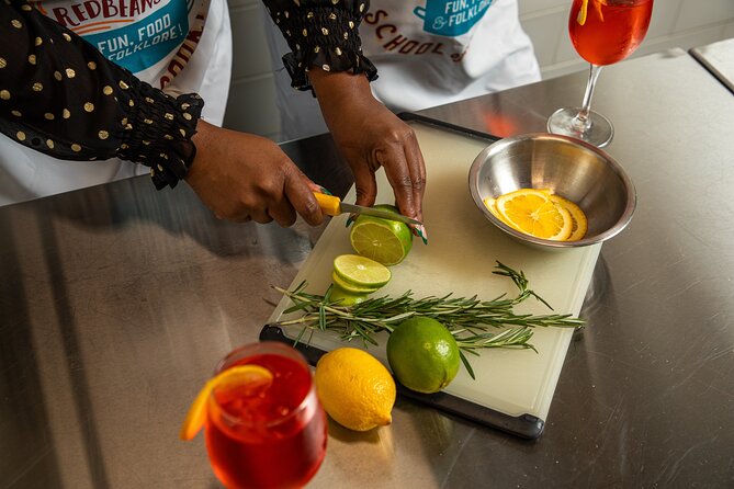 New Orleans Courtyard Cocktails: Happy Hour Mixology Class - Drink One: Pimm’s Cup and the Gentle Start