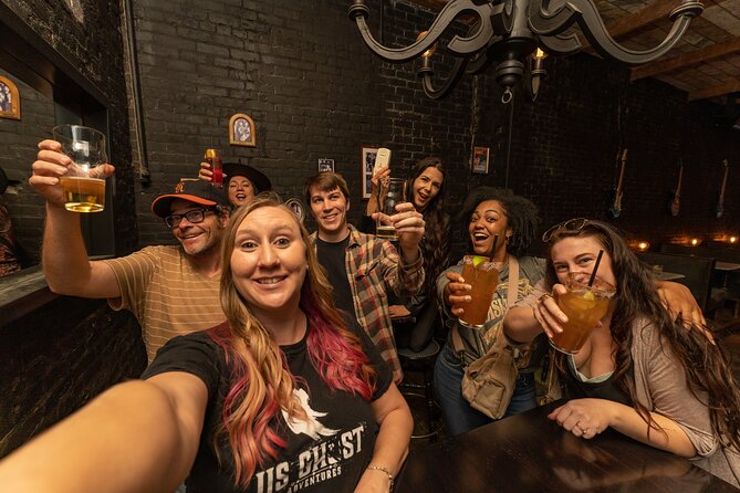 Orlando Haunts Boos and Booze Haunted Pub Crawl - Old Railroad Depot Leads to the Flaming Witch’s Brew Finale