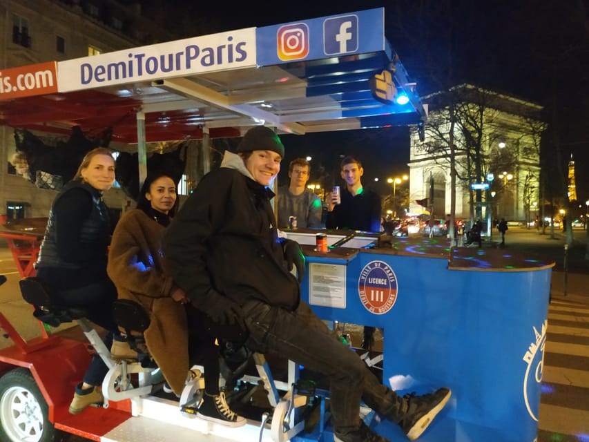 Paris: Beer Bike Bar With Drinks Included - A rolling beer bar, not a quiet museum day