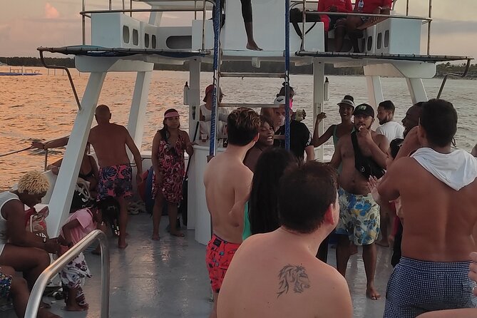 Party Boat / Booze Cruise and Snorkeling - Open Bar - The party vibe: music, crew energy, and a named host