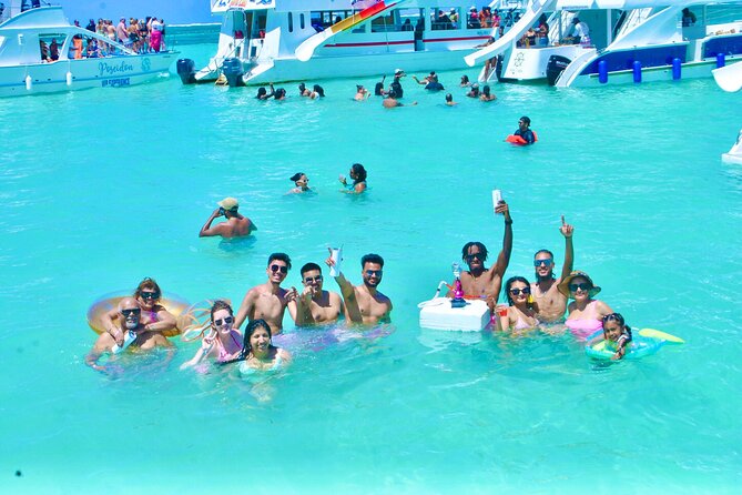 Party Booze Boat Fiesta Sand Bar-Snorkeling-Music-Drinks-Dancing - The Beach Stop and the Sandbar Finale
