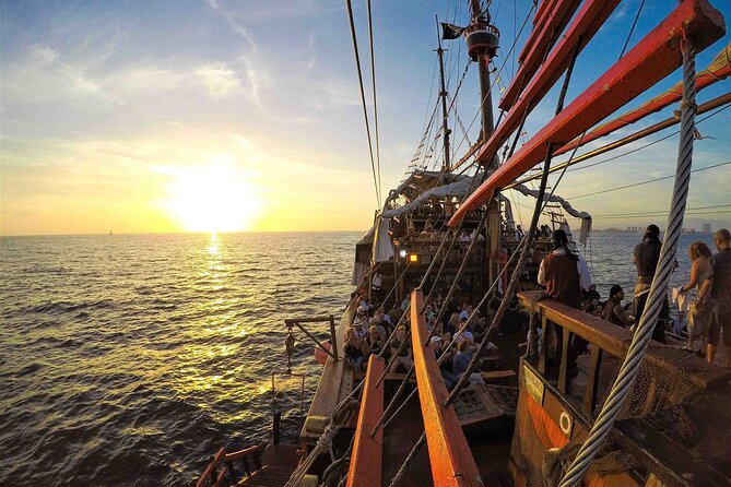 Pirate Ship Tour by day or night! Meals and Drinks included! - Timing Options: Day vs Night on the Same Pirate Theme