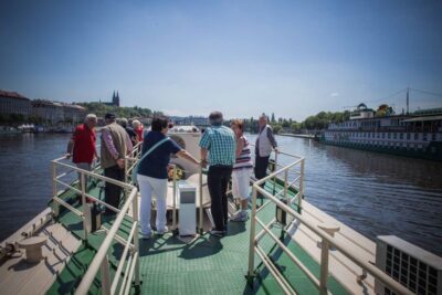 Prague: Afternoon Beer Cruise with Drinks Included - Finding Lodě Bevents: the pier detail that matters