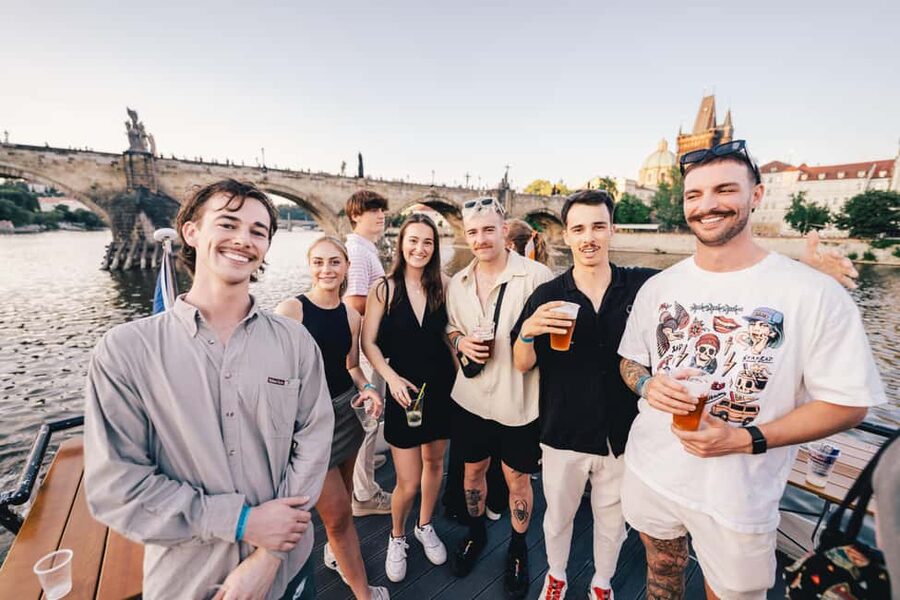 Prague: Booze Cruise with Open Bar and Duplex Entry - Sunset views from the Vltava: why the river angle wins