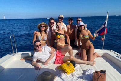 Private boat tour to Capri from Amalfi Coast. Drinks included - Stop 1: White Grotto and the Virgin Mary Stalagmite