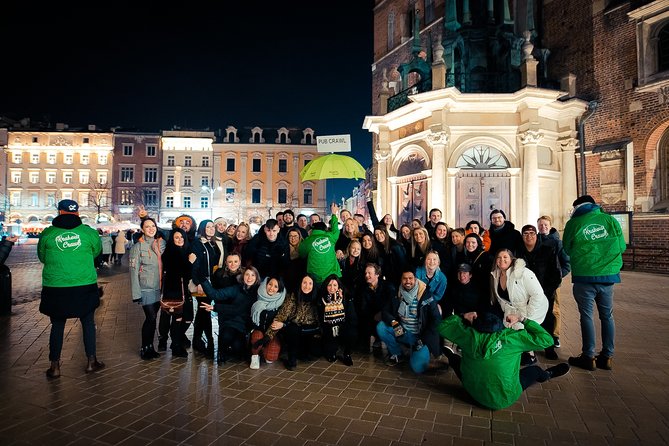 Pub Crawl + Unlimited Drinks + VIP entry + Drinking Games & Photographer - Meeting Point at Rynek Główny: Quick Start in the Main Square