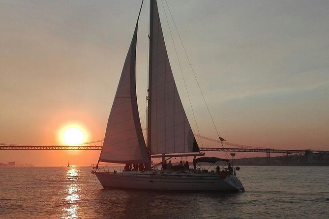Sailboat Tour in Lisbon with drinks included | Morning and Sunset - Lisbon Sunset Sail Setup: Why the Tagus River view wins