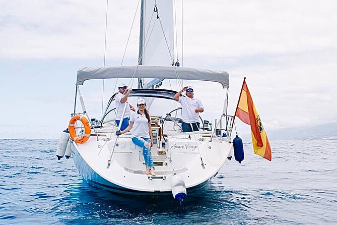 SAILING YACHT EXCURSION TOUR, Food & Drinks included! - Southern Tenerife at water level: dolphins and whales in motion