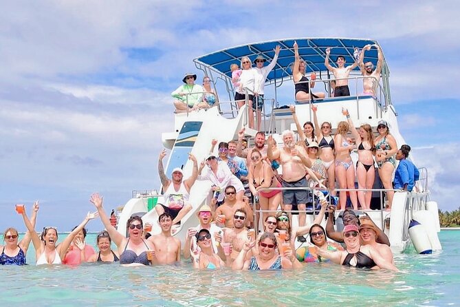 Sand Bar Punta Cana, Snorkeling, Party Boat, Booze Cruise Party - Iconic sandbar swim: where the water goes picture-clear