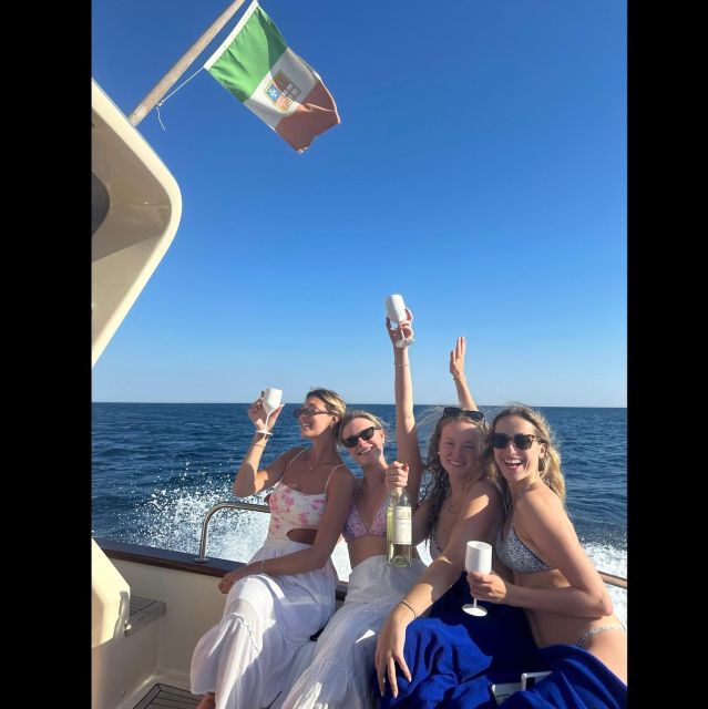 Sorrento: Luxury Private boat drinking & watching the sunset - The route in plain language: Via Marina Piccola, Regina Giovanna, Punta Campanella