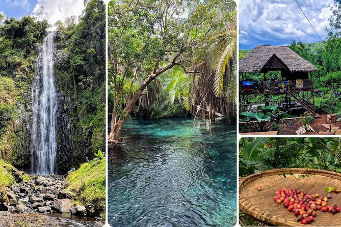 Waterfall, coffee tour & hot springs - lunch and drinks included - Key highlights at a glance