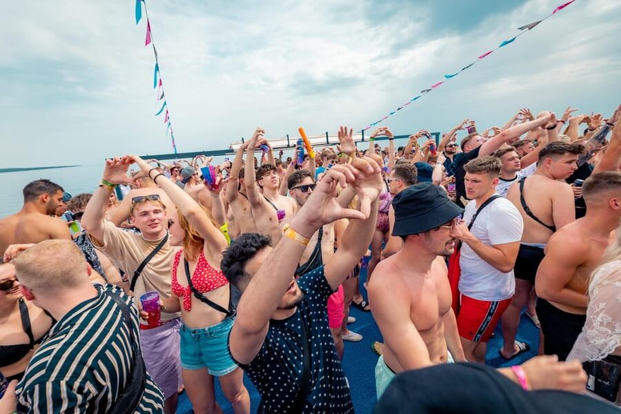 Zrce: Novalja Boat Party Booze Cruise - VIP area and crowd energy: who this cruise fits best